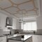 Ekena Millwork 78 34W x 78 34H x 14T Large Olivia Decorative Fretwork Wood Ceiling Panels, Hickory CELW79X79X0250OLVHI - alternate 10